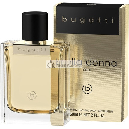 Bugatti Bella Donna Women's Perfume Gold EDP 60ml Floral Fruity for All Ages and Occasions Bergamot Jasmine Vanilla Musk Elegant Warm