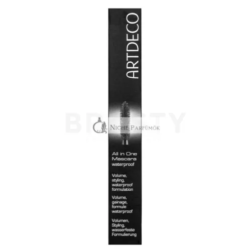 Artdeco All In One Mineral Mascara Waterproof Waterproof Mascara for Lengthening and Volume Black 10 ml