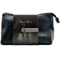   Uncle Sam Gift Set for Men 50ml EdT Spray, 50ml Shower Gel, 50ml Body Lotion