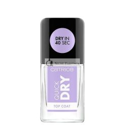   Catrice Quick Dry Top Coat Transparent Long-Lasting Glossy Vegan Nail Polish 10.5ml