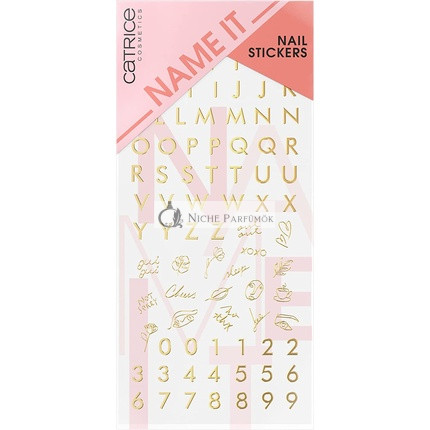Catrice Name It Nail Stickers Gold Long Lasting 91 Pieces