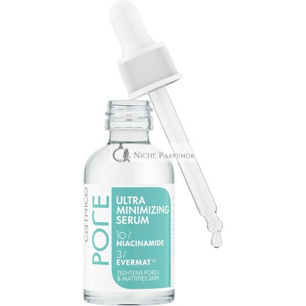Catrice Pore Ultra Minimizing Serum Face Serum Transparent Mattifying Nourishing Translucent for Dry Skin Vegan Oil-Free Fragrance-Free Alcohol-Free 30ml