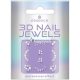 Essence 3D Nail Jewels Violet Nail Stickers 10pcs