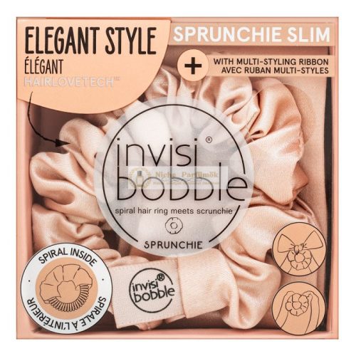 InvisiBobble Sprunchie Slim Ballerina Bow Hair Tie