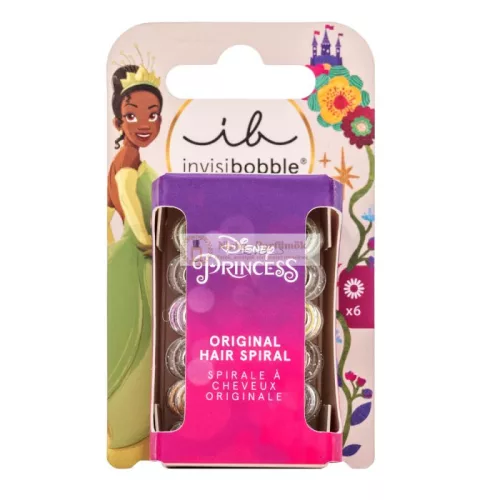 InvisiBobble Disney Princess Tiana Original Hair Spiral Hair Tie - Set