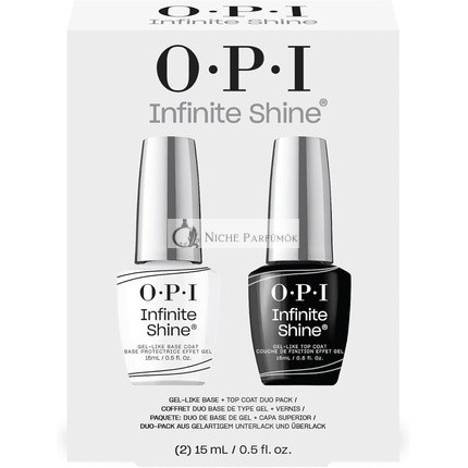 OPI Infinite Shine Silk Duo Pack Nail Polish Set 2 x 15 ml