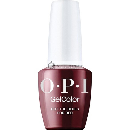 Opi Gelcolor Opaque Dark Red Creme UV Cure Gel Nail Polish