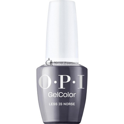 Opi Gelcolor Gel Nail Polish Opaque Dark Black & Gray Creme UV Cure
