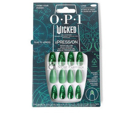 Opi Know Your Power Artificial Nails - Wicked Collection, 30 Count