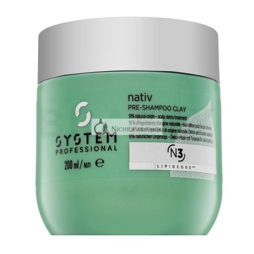 System Professional Nativ Pre-Shampoo Clay Pre-Treatment for All Hair Types 200 ml