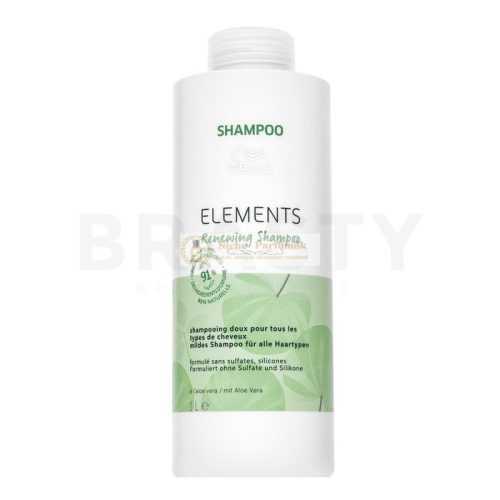 Wella Professionals Elements Renewing Shampoo - Shampoo for Regeneration, Nourishment and Protection of Hair 1000 ml