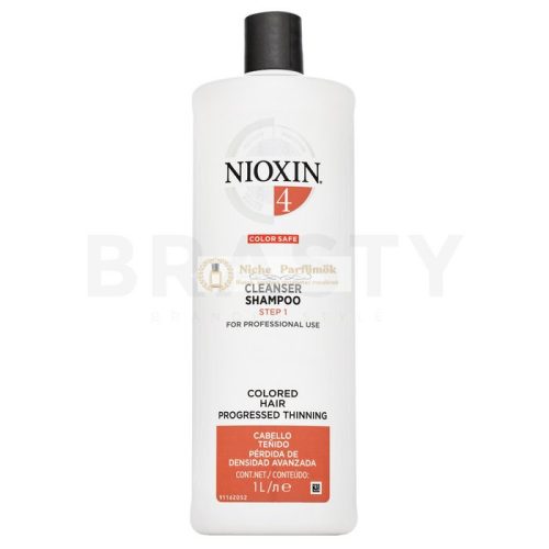 Nioxin System 4 Cleanser Shampoo Revitalizing Shampoo for Fine Colored Hair 1000 ml