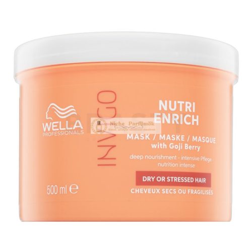 Wella Professionals Invigo Nutri-Enrich Mask with Goji Berry Nourishing Mask for Dry and Damaged Hair 500 ml