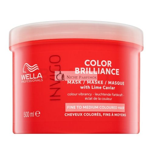 Wella Professionals Invigo Color Brilliance Mask with Lime Caviar Fine to Medium Colored Hair Protective Mask 500 ml