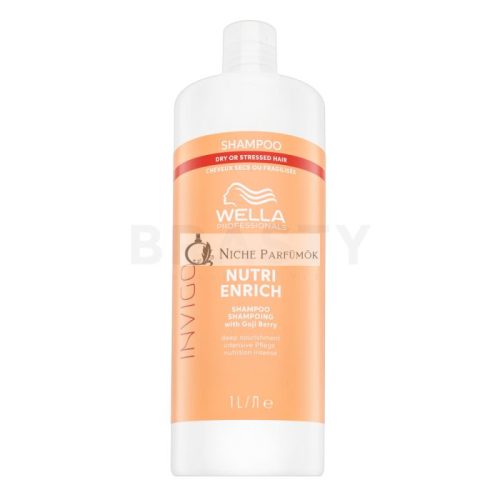 Wella Professionals Invigo Nutri-Enrich Shampoo with Goji Berry Nourishing Shampoo for Dry and Damaged Hair 1000 ml