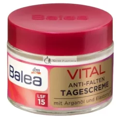   Balea Vital Day Cream Spf 15 50ml - Advanced Anti-Wrinkle Skin Renewal Formula