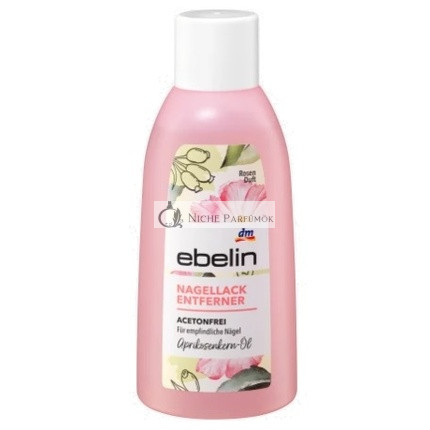 Ebelin Non-Acetone Nail Polish Remover Rose Scent - 200ml