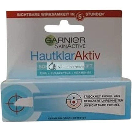 Garnier Skin Clear S.O.S Anti-Pimple Pen for Blemished Skin Extra Strong with Vitamin B3 Zinc Salicylic Acid and Eucalyptus Skin Active 10ml