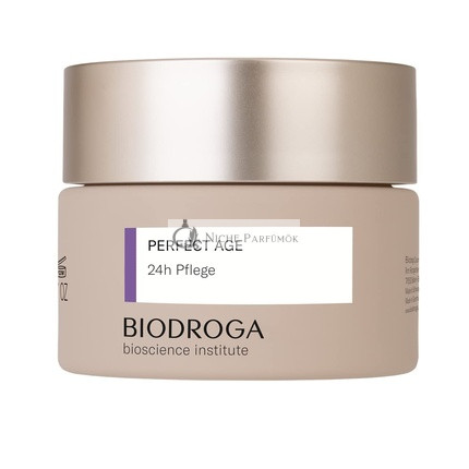 Biodroga Firming Anti Aging Skincare 24h Care 50ml - Moisturizer Anti Wrinkle Face Care Vegan Perfect Age Bioscience Institute