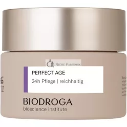   Biodroga Firming Anti-Ageing Skin Care 24 Hour Care Rich 50ml - Vegan Face Moisturising Cream Anti-Wrinkle Bioscience Institute