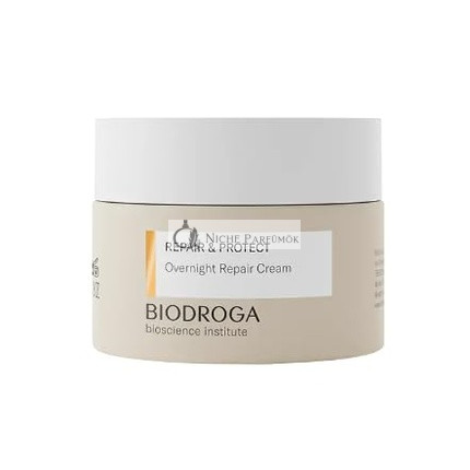 Biodroga Bioscience Institute Repair & Protect Overnight Repair Cream Night Cream 50ml - Anti-Age Moisturizer for Firm Skin, Line Reduction & Energy Boost with Black Forest Complex