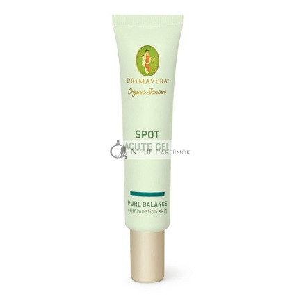 PRIMAVERA Spot Acute Gel 10ml Natural Cosmetics for Immediate Relief of Skin Impurities and Clogged Pores - Vegan