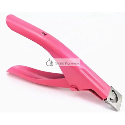 Nail Clipper Tip Cutter for Artificial Nails Gel Nails Manicure Tool Made of Stainless Steel Pink