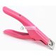 Nail Clipper Tip Cutter for Artificial Nails Gel Nails Manicure Tool Made of Stainless Steel Pink