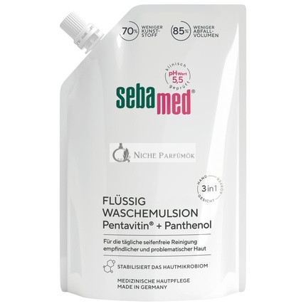 Sebamed Liquid Washing Emulsion Refill Bag 400ml for Sensitive Skin