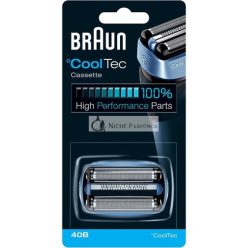   Braun Series 4 Electric Shaver Replacement Head Compatible with All CoolTec Electric Shavers 40B Blue