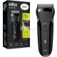 Braun Series 3 Electric Shaver For Men with Precision Beard Trimmer 300 Black Razor