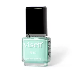Visett Quick Dry Speed Polish Nail Polish No. 15 Mint 12ml