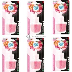   Fresh & More Refill Bottles Raspberry Flower & Candy for E-Fragrance Plug 19ml - Pack of 6