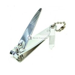   Elina Chrome-Plated Nail Clipper With File 55 Cm - Precision Grooming Tool From Germany