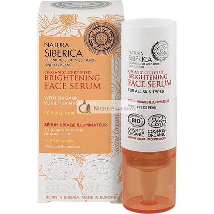 Natura Siberica Organic Certified Brightening Face Serum for All Skin Types