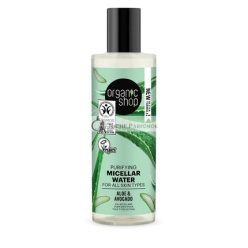   Organic Shop Cleansing Micellar Water for All Skin Types Avocado and Aloe 150ml