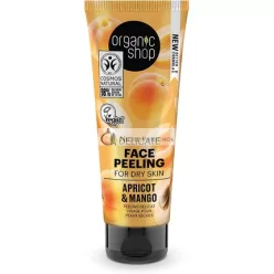   Organic Shop Delicate Face Peeling Apricot and Mango for Dry Skin 75ml