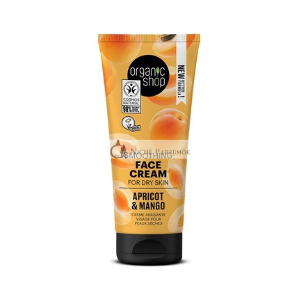 Organic Shop Light Daily Face Cream for Dry Skin Apricot and Mango 50ml