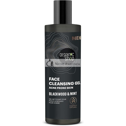 Organic Shop Men Blackwood Gel Cleanser Anti-Acne 200ml