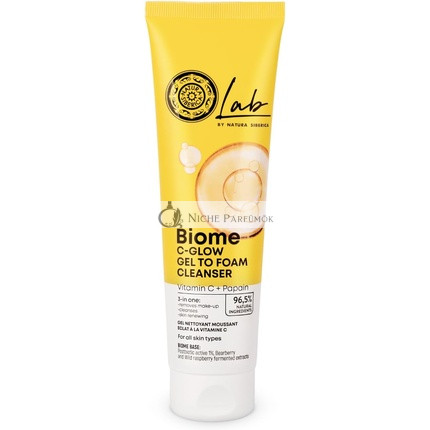 Natura Siberica Lab Biome C-Glow Gel To Foam Face Cleanser 140ml