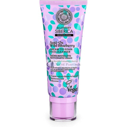 Natura Siberica Anti-OX Wild Blueberry Cream-to-Foam Face Cleanser