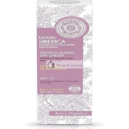 Natura Siberica Snow Cladonia Natural Day Cream Active Organics 50ml