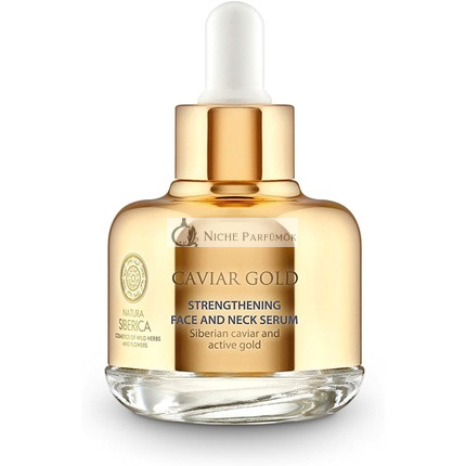 Natura Siberica Caviar Gold Strengthening Face and Neck Serum 30ml