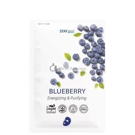 Stay Well Vegan Blueberry Sheet Mask