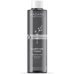   MÁDARA Organic Skincare Clarifying Toner 200ml - pH Balancing Formula with Oil-Controlling Extracts