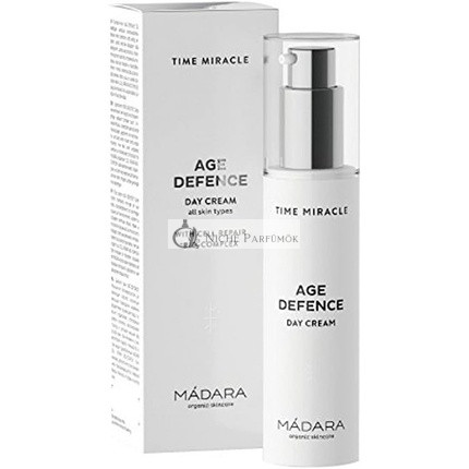 MÁDARA Organic Skincare Time Miracle Age Defence Day Cream with Hyaluronic Acid and Cellular Bio-Complex 50ml