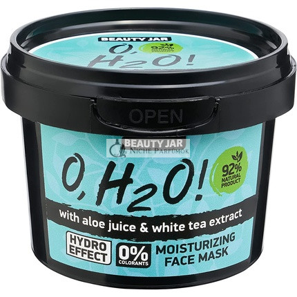 Beauty Jar O H2O! Moisturizing Face Mask 4.23 Oz (100 g) with Aloe Juice and White Tea Extract