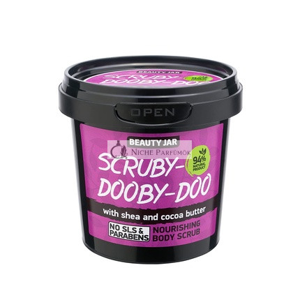 Beauty Jar Scruby-Doooby-Doo Body Scrub 7.05oz 200g - Exfoliating, Moisturizing, and Skin-Nourishing with Shea and Cocoa Butter