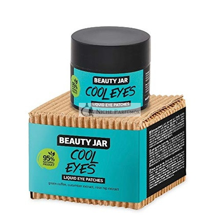 Beauty Jar COOL EYES Liquid Eye Patches 0.51 Fl Oz (15 ml) - Green Coffee, Cucumber Extract, and Rose Hip Extract