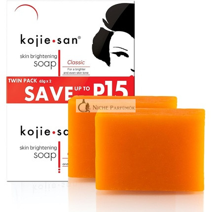 Kojie San Kojic Acid Soap Unisex 2 Bars 65g - Pack of 2